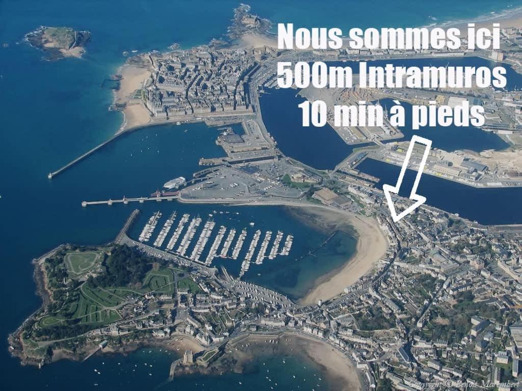 L'Annexe - Plage 50 M Et Remparts A 500 M サン・マロ エクステリア 写真